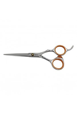 Прямые ножницы для стрижки волос парикмахерские полуэргономические SPL 5,5 размер 91055-55 фото