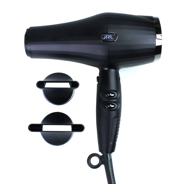 Премиум фен для волос профессиональный JRL Forte Pro Black 2400W JRL-FP2020L фото