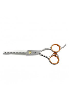 Ножницы филировочные парикмахерские для стрижки волос профессиональные полуэргономические SPL 5,5 размер 91630-63 для филирования фото