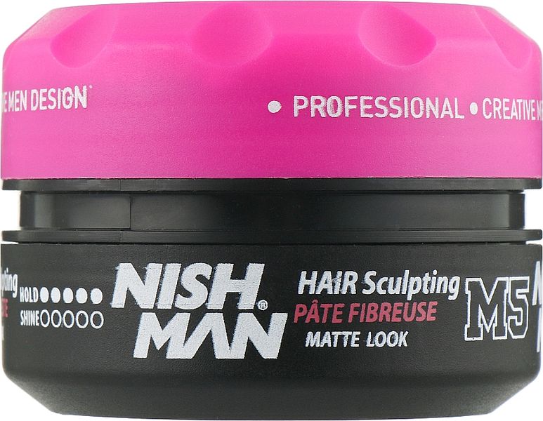 Паста для стилизации волос Nishman Fibre Hair Sculpting Matte Paste M5 100 мл фото