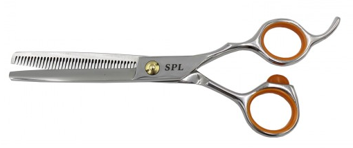 Перукарські філіровочні ножиці для стрижки волосся напівергономічні SPL 5,5 розмір 91635-35 фото