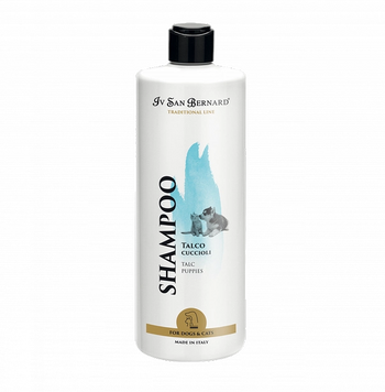 Шампунь Iv San Bernard Talc для кошенят і цуценят, з тальком, не подразнює очі, 500мл фото