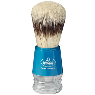 Помазок для гоління Omega 10218 (Синій) фото
