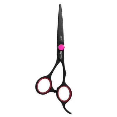 Ножницы для стрижки волос парикмахерские профессиональные SWAY ART NEON R 110 30555R РАЗМЕР 5,5 фото