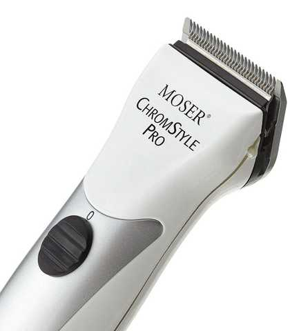 Профессиональная машинка для стрижки волос аккумуляторная Moser Chromstyle Pro белая 1871-0082 фото