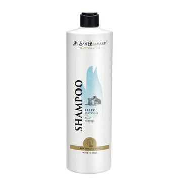 Шампунь Iv San Bernard Talc для кошенят і цуценят, з тальком, не подразнює очі, 1л фото