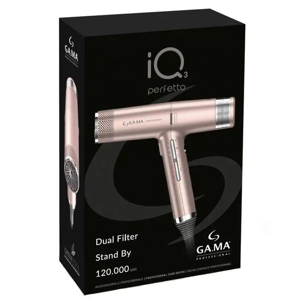 Фен для волос GaMa iQ 3 Gold Rose (PH6080.PK) фото