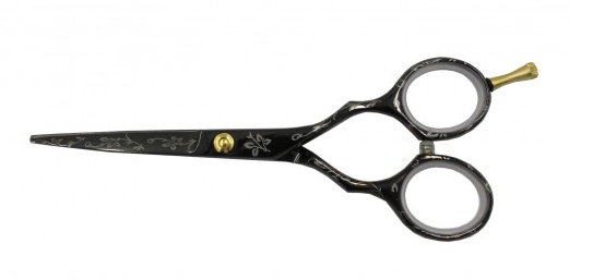 Прямые ножницы парикмахерские для стрижки волос полуэргономичные медицинская сталь SPL 5.5 размер 95355-55 фото