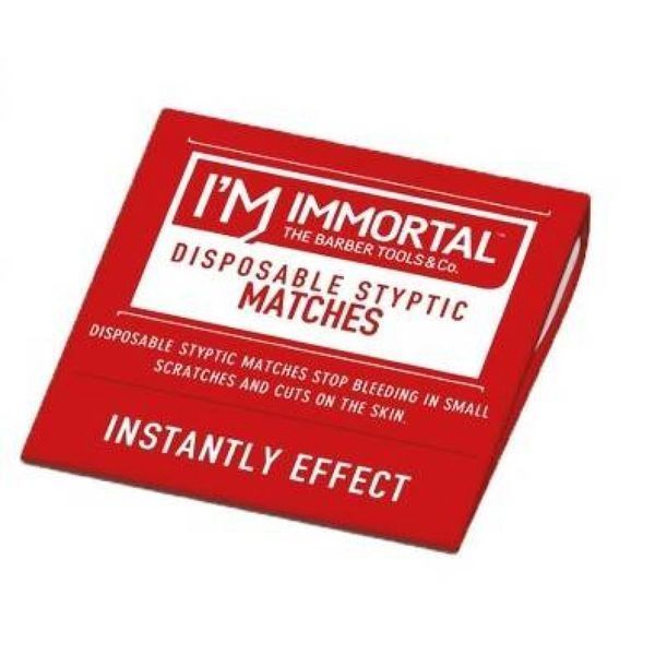 Палички від порізів після гоління і депіляції IMMORTAL Disposable Styptic Matches IM-130 фото
