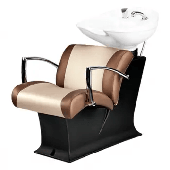 Мийка перукарська для салону краси з кріслом зі штучної шкіри бежеве Леді Єве фото
