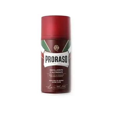 Пена для бритья Proraso Red (New Version) Shaving foam с маслом ши для жесткой щетины 300 мл фото