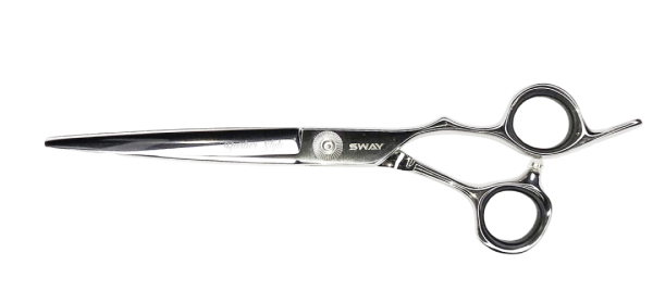 Прямі перукарські ножиці для стрижки волосся Sway Barber Style 7 розмір 110 11170 фото