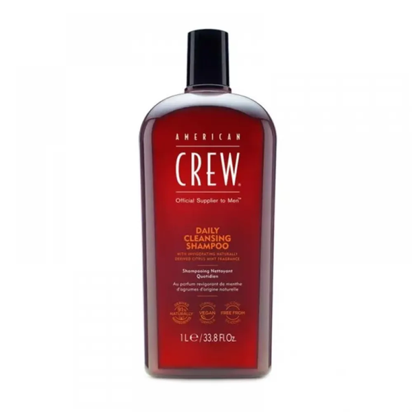 Шампунь для глибокого очищення волосся American Crew Daily Cleansing Shampoo 1000 Мл фото