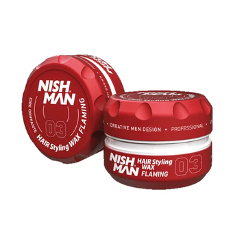 Віск Для Стилізації Волосся Nishman Hair Styling Wax 03 Flaming 150 мл фото