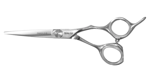 Прямі перукарські ножиці для стрижки волосся Sway Japanese Saku 5.5 розмір 110 60455 фото