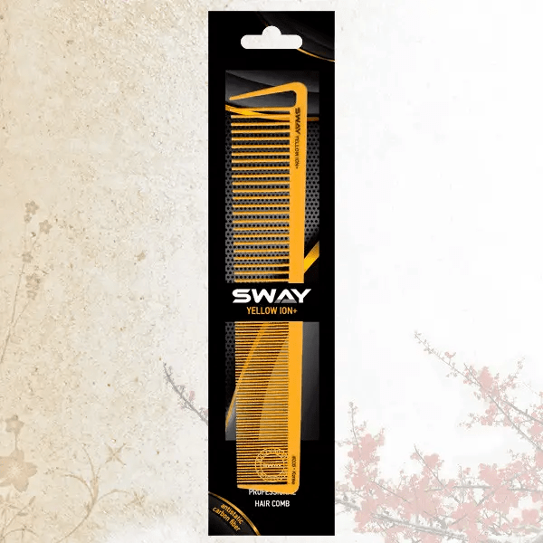 КОМБИНИРОВАННАЯ РАСЧЕСКА SWAY YELLOW ION+ 006 фото