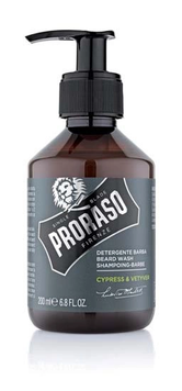 Шампунь Для Бороди Proraso Cypress & Vetyver Beard Shampoo 200 мл фото