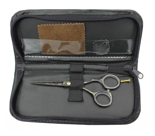 Прямі ножиці перукарські для стрижки напівергономічні SPL 5.5 розмір 95250-55 фото