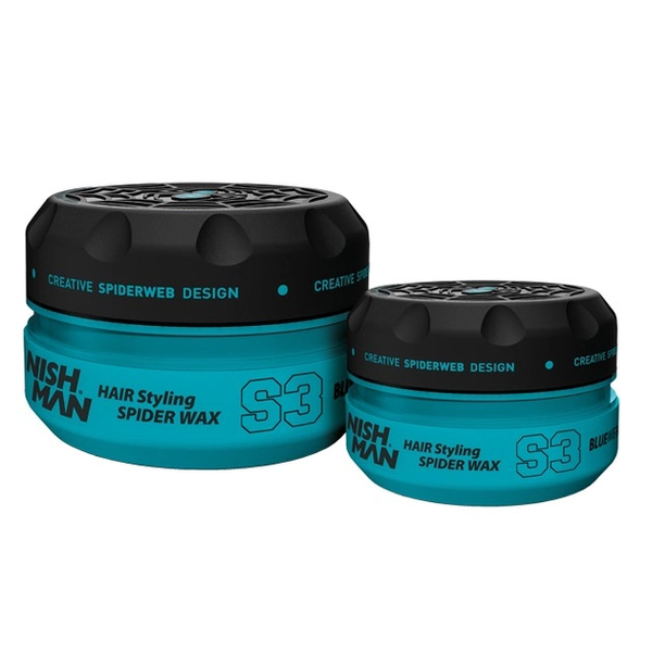 Віск для стилізації волосся Nishman Hair Styling Wax S3 Spyder (Blue Web) 150 мл фото