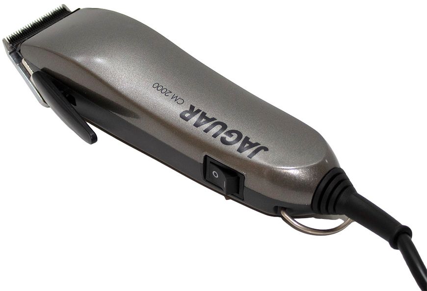 Машинка для стрижки волосся професійна тиха від мережі Jaguar CM 2000 сірого кольору фото