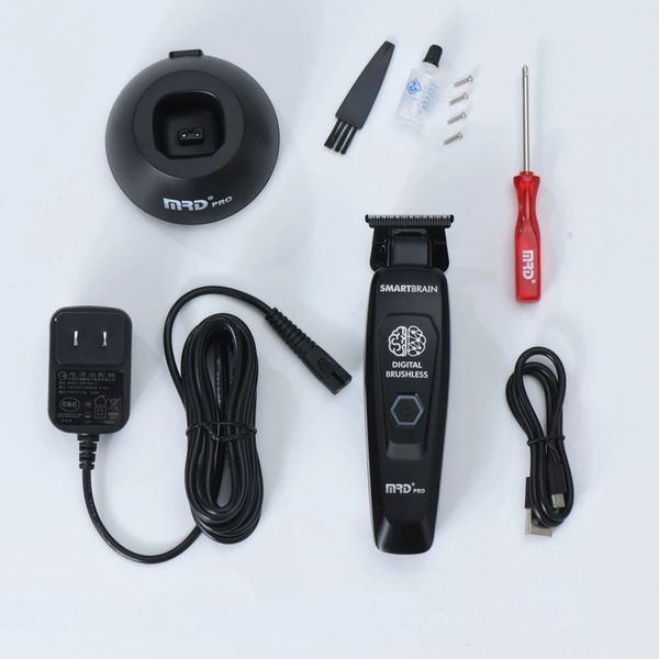 Профессиональный бесщеточный триммер MRD PRO Smartbrain 2.0 Black GMT-90-4B фото
