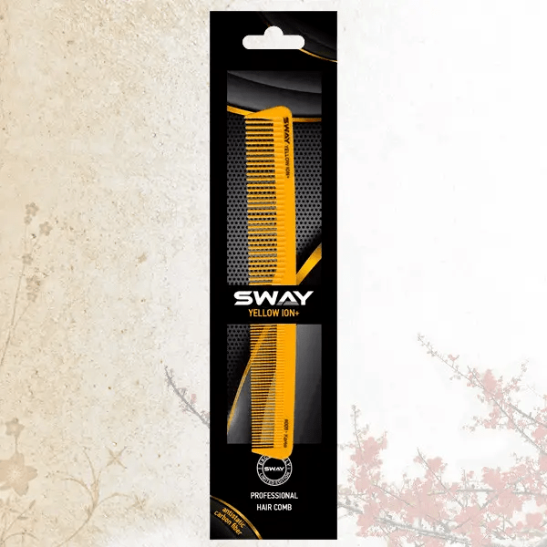 МАЛАЯ КОМБИНИРОВАННАЯ РАСЧЕСКА SWAY YELLOW ION+ 009 фото
