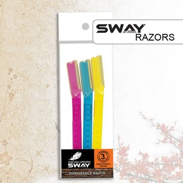 КОМПЛЕКТ одноразових бритв SWAY RAZOR 3IN1 фото