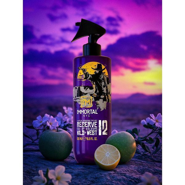 Одеколон после бритья IMMORTAL ORIGINAL 12 Wild West RESERVE EAU DE COLOGNE 500 мл NYC-106 фото