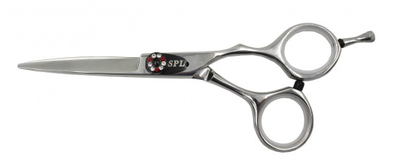Ножиці прямі для стрижки волосся перукарські з медичної сталі SPL 5.5 розмір 99860-55 фото