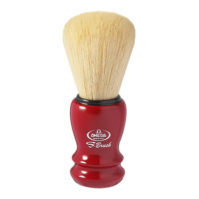 Помазок для гоління Omega S-Brush S 10108 (Червоний) фото