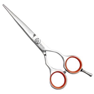 Прямі перукарські ножиці для стрижки волосся Sway Job 5.5 розмір 110 50150 фото