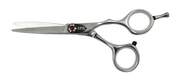 Ножиці прямі для стрижки волосся перукарські з медичної сталі SPL 5.5 розмір 99860-55 фото