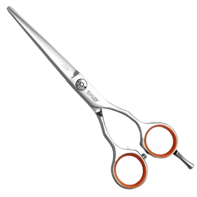 Прямі перукарські ножиці для стрижки волосся Sway Job 5.5 розмір 110 50155 фото