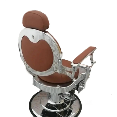 Перукарське barber крісло Vintage Хром фото