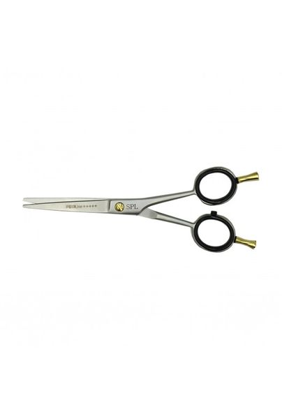 Набір ножиць для лівші для стрижки волосся прямі та філірувальні напівергономічні з високоякісної сталі SPL 5.5 розмір 90071-1 фото