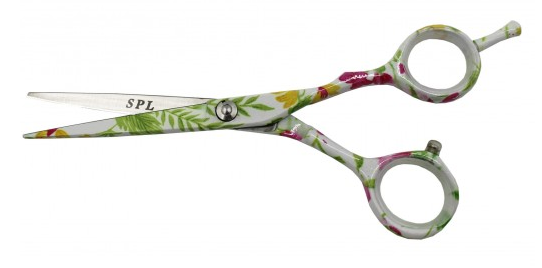 Ножницы прямые парикмахерские для стрижки волос полуэргономичные SPL 5.5 размер 94552-55 фото