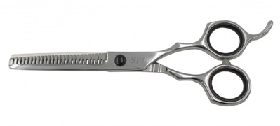 Ножницы филировочные двусторонние для стрижки волос парикмахерские SPL 5.5 размер 98823-26 фото