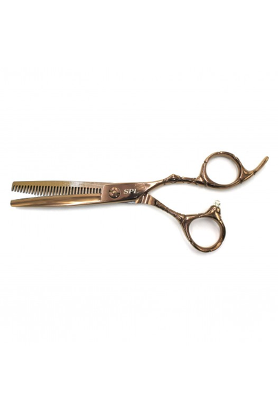 Набір ножиць для правші для стрижки волосся прямі та філірувальні напівергономічні з медичної сталі SPL 6.0 розмір (90063-1) фото