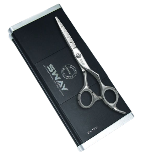 Прямі перукарські ножиці для стрижки волосся Sway Elite 5.5 розмір 110 20655 фото