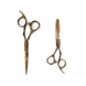 Набір ножиць для правші для стрижки волосся прямі та філірувальні напівергономічні з медичної сталі SPL 6.0 розмір (90063-1) фото 1