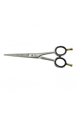 Перукарські ножиці для стрижки професійні прямі у шкіряному чохлі SPL 90071-60 фото