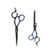 Набір ножиць для правші для стрижки волосся прямі та філірувальні ергономічні з медичної сталі SPL 5.5 розмір (90020-1) фото 1