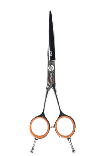 Прямі перукарські ножиці для стрижки волосся Sway Job 5.5 розмір 110 50355 фото