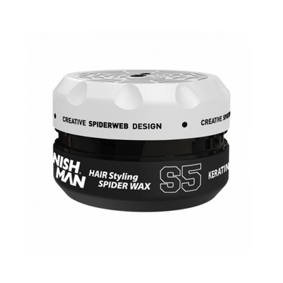 Віск для стилізації волосся Nishman Hair Styling Wax S5 Spider Keratin 150 мл фото