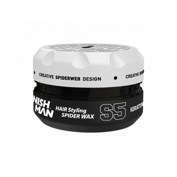Віск для стилізації волосся Nishman Hair Styling Wax S5 Spider Keratin 150 мл фото