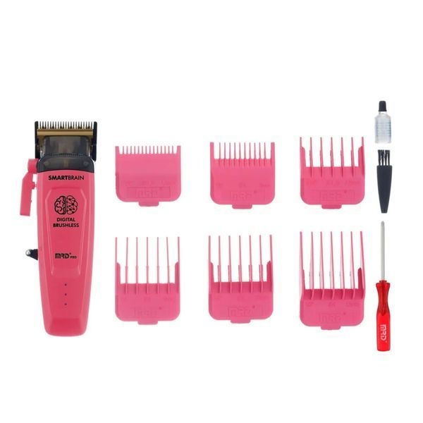 Професійна машинка для стрижки MRD PRO Smart Brain Pink HC-90-4P фото