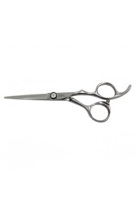 Прямі ножиці перукарські для стрижки волосся полуергономічні SPL 5.5 розмір 90005-55 фото