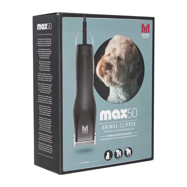 Профессиональная машинка для стрижки животных Moser Max 50 с насадками 1250-0061 фото