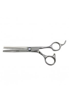 Ножиці філіровочні для стрижки волосся перукарські напівергономічні SPL 6 розмір 90007-63 фото
