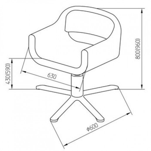 Парикмахерские кресла КР051 фото